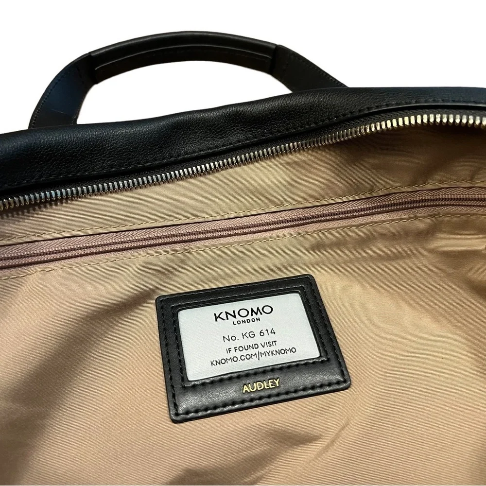 KNOMO LONDON Leather Laptop Handbag​​